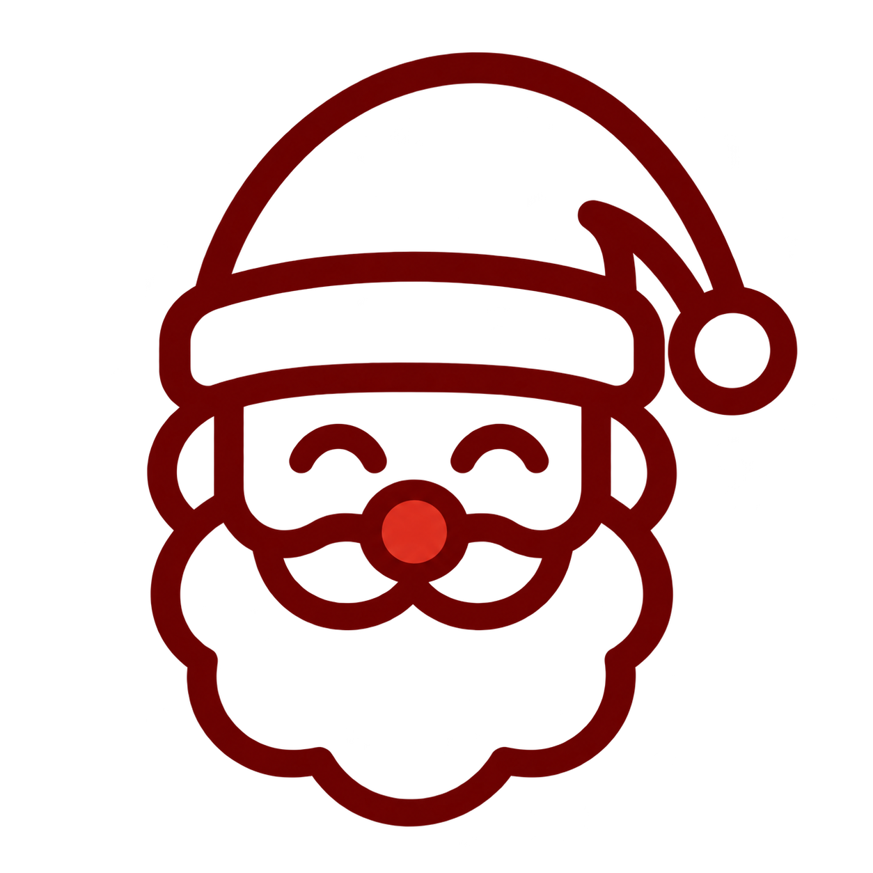 Ikon av en jultomte