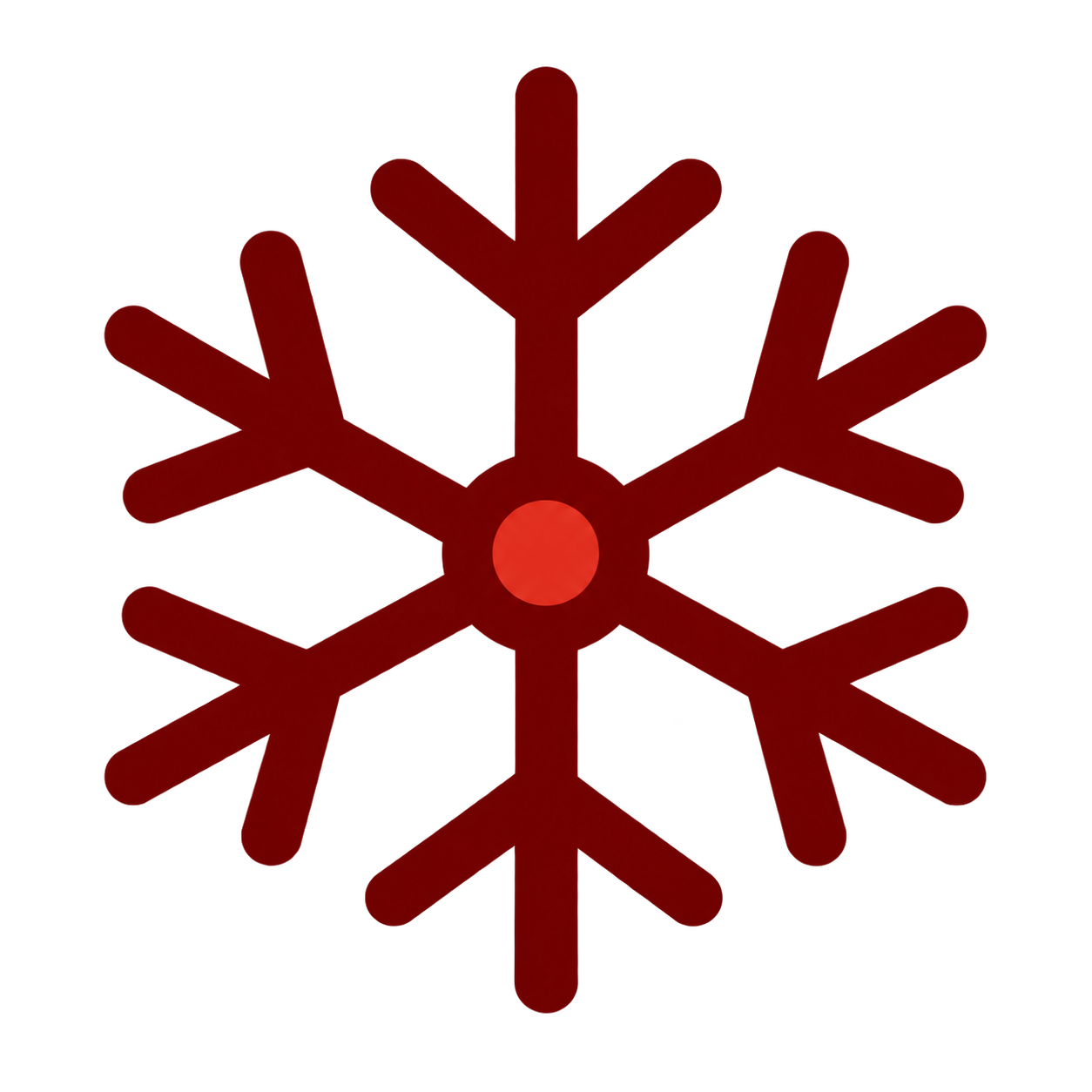 Ikon av en snöflinga