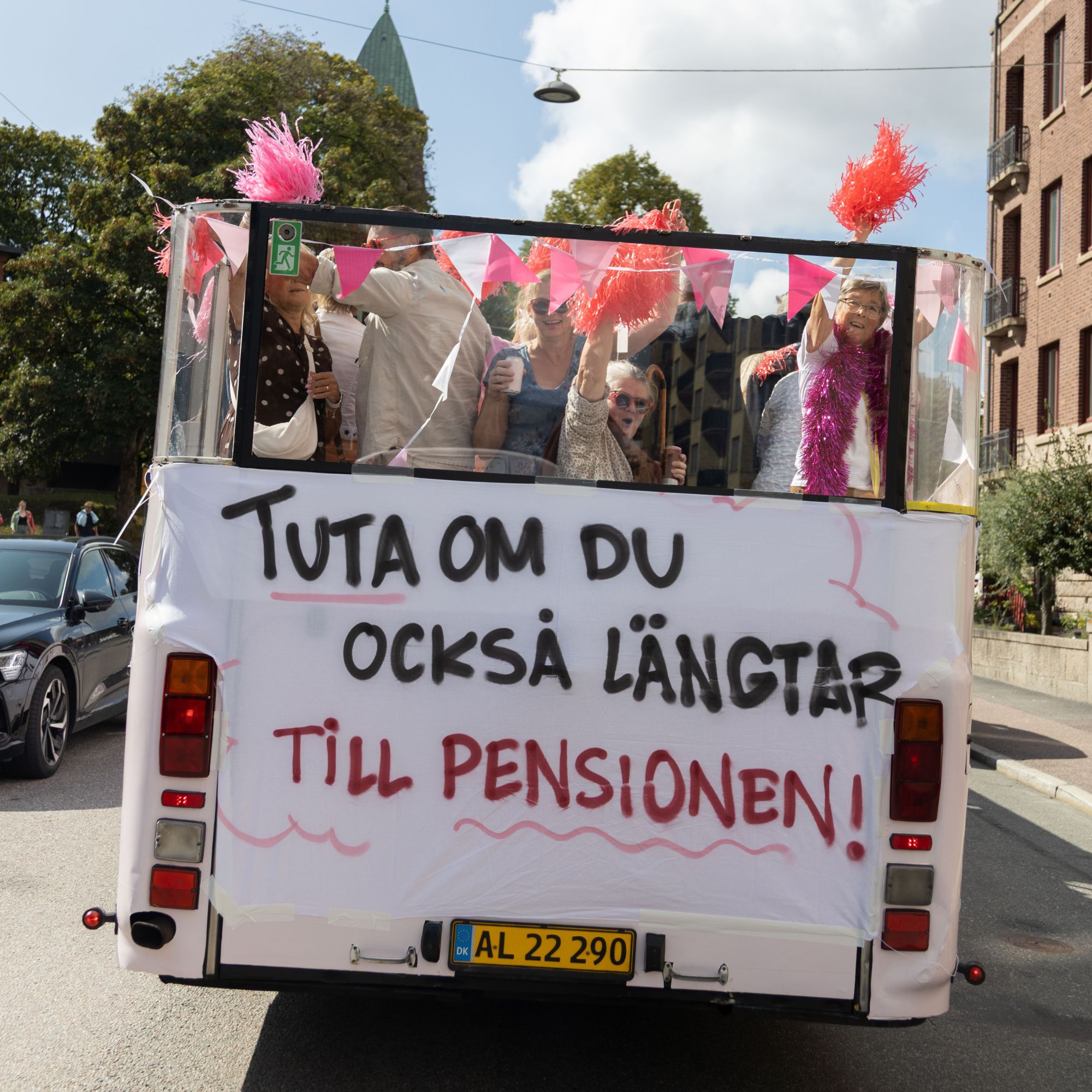 Pensionspremiären åker flak
